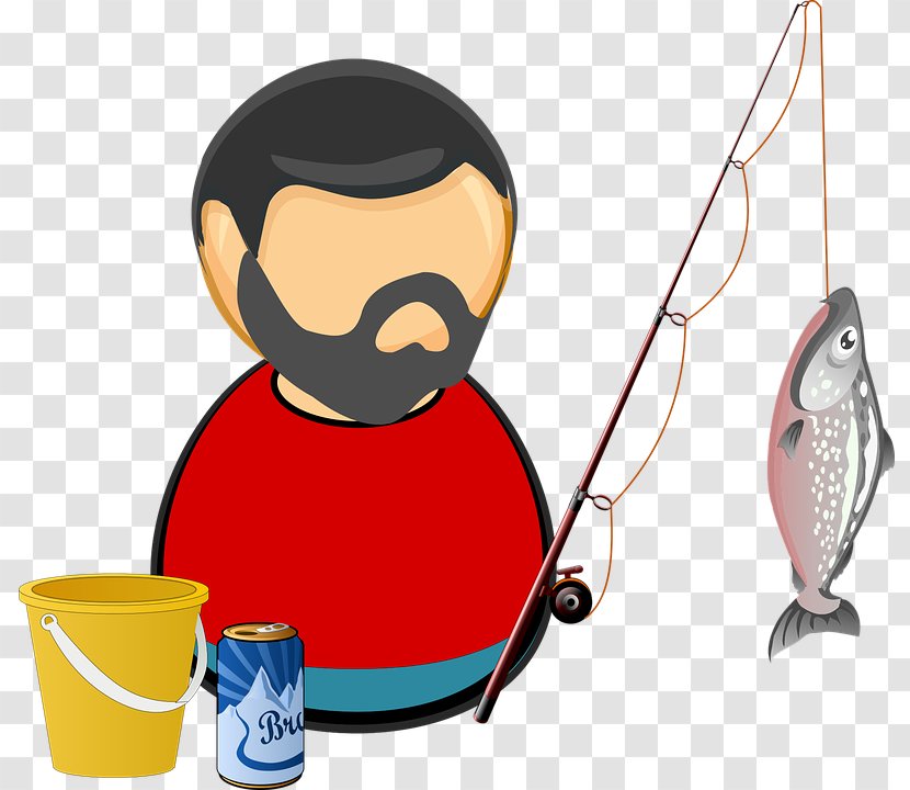 Clip Art Job Fisherman Fishing Image - Angling Transparent PNG