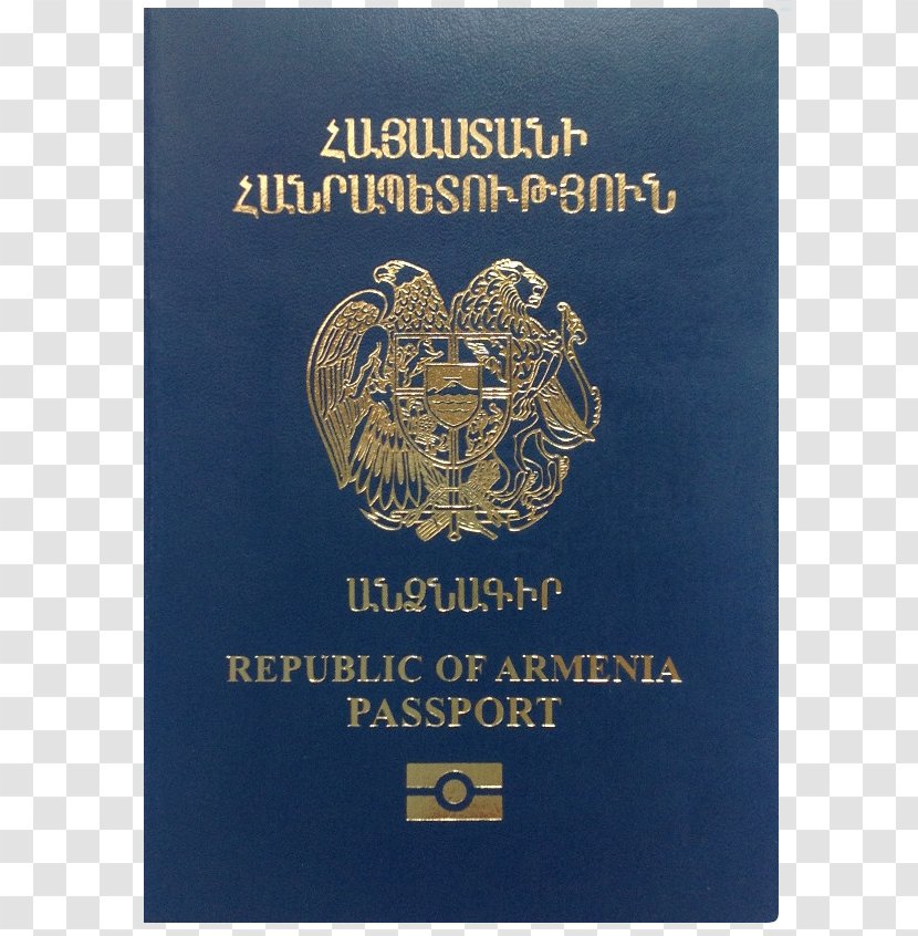 Armenian Passport Nagorno-Karabakh Republic Travel Visa - Blue Transparent PNG