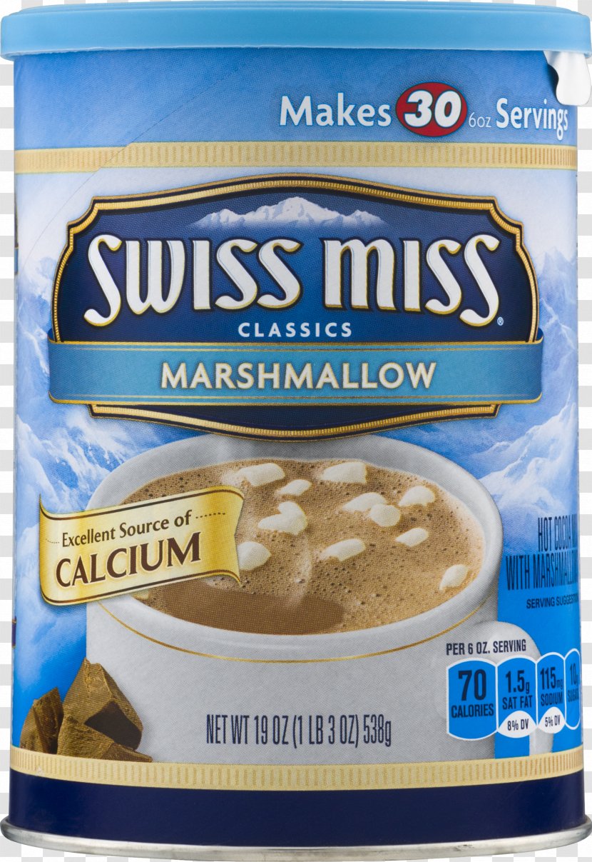 Hot Chocolate Milk Swiss Cuisine Marshmallow Miss - Sugar Transparent PNG
