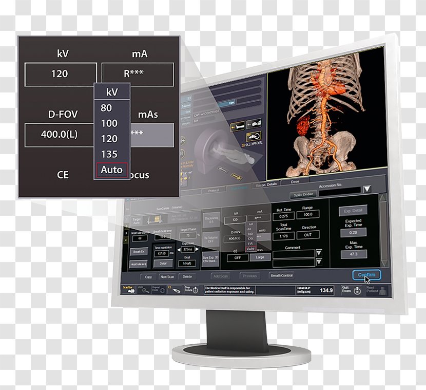 Computer Monitors Canon Medical Systems Corporation Toshiba Computed Tomography Image Scanner - Monitor - Electronics Transparent PNG