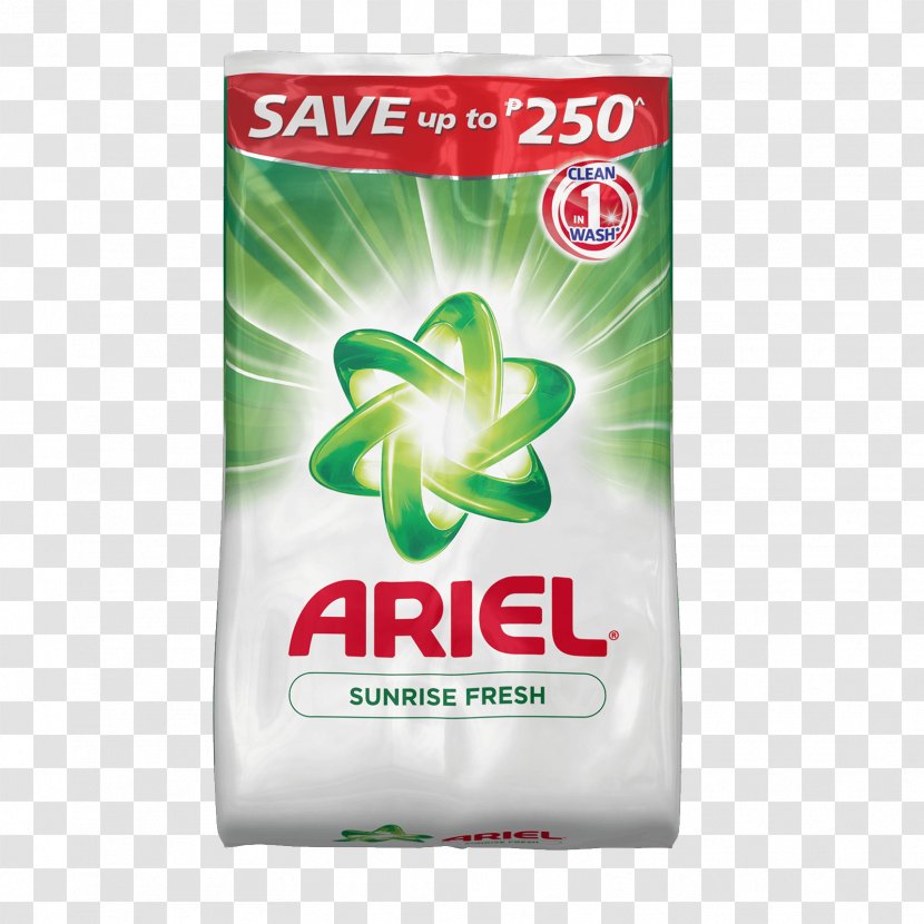 Ariel Laundry Detergent Stain Removal Bleach Powder - Washing Transparent PNG