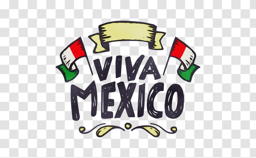 Logo Viva México Mexican War Of Independence Flag Of Mexico Transparent PNG