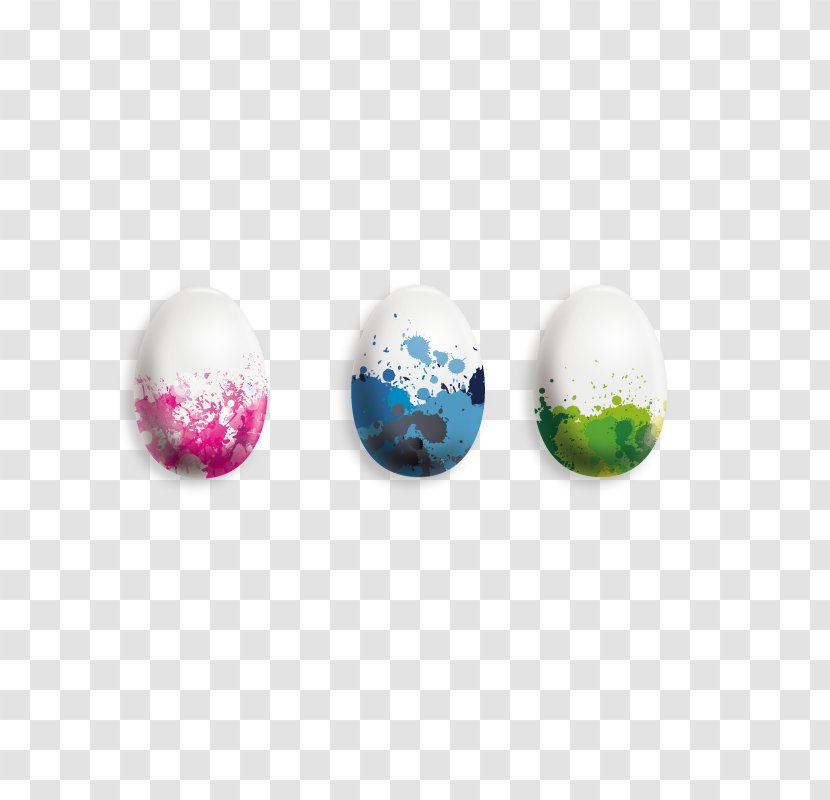 Easter Egg - Color Ink Eggs Transparent PNG