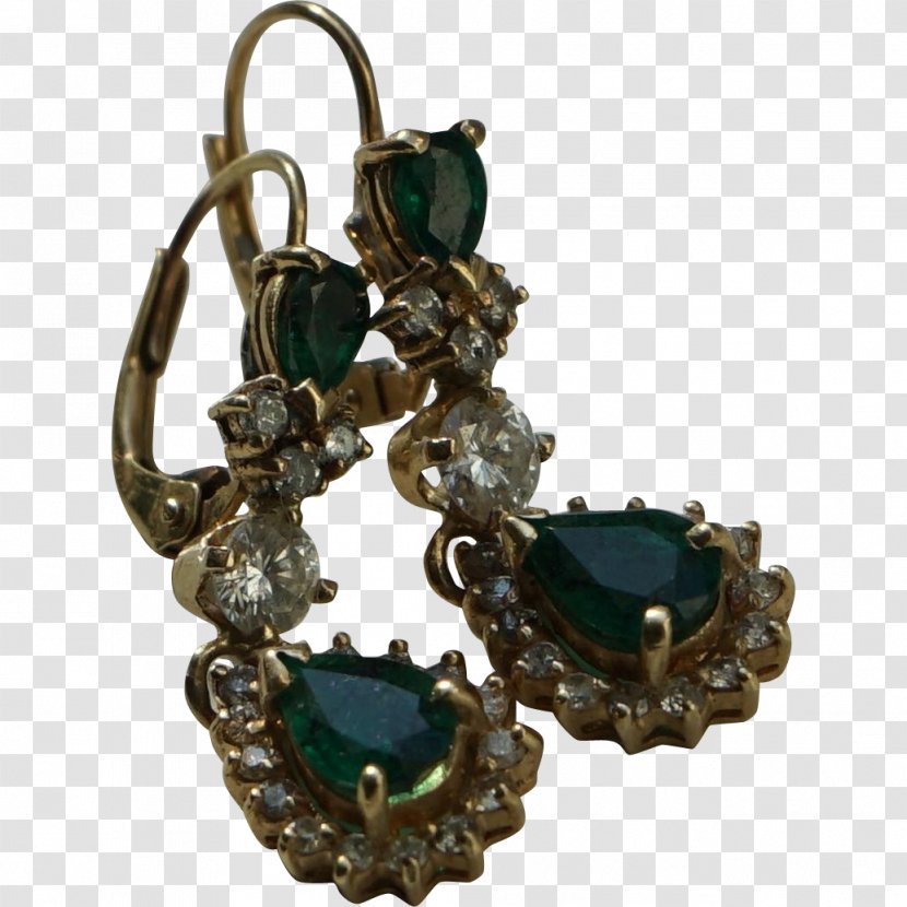 Emerald Earring Turquoise Transparent PNG