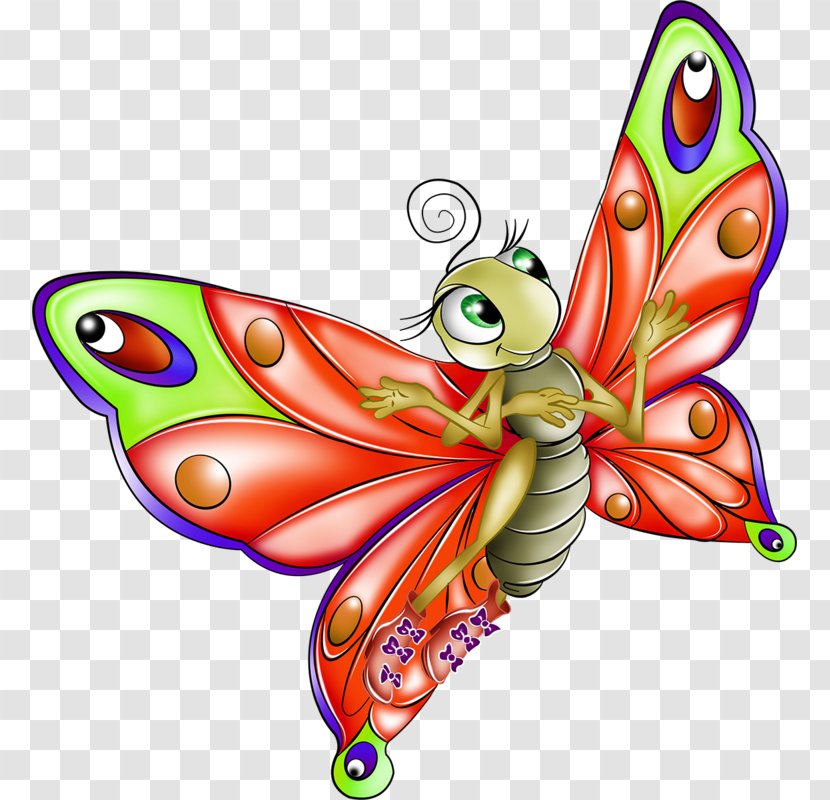 Butterfly Clip Art Papillon Dog Insect - Cartoon Transparent PNG