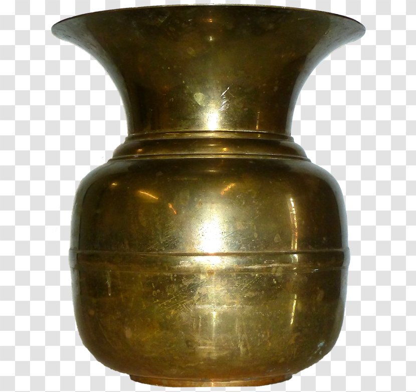01504 Vase Pottery Bronze Antique - Metal Transparent PNG