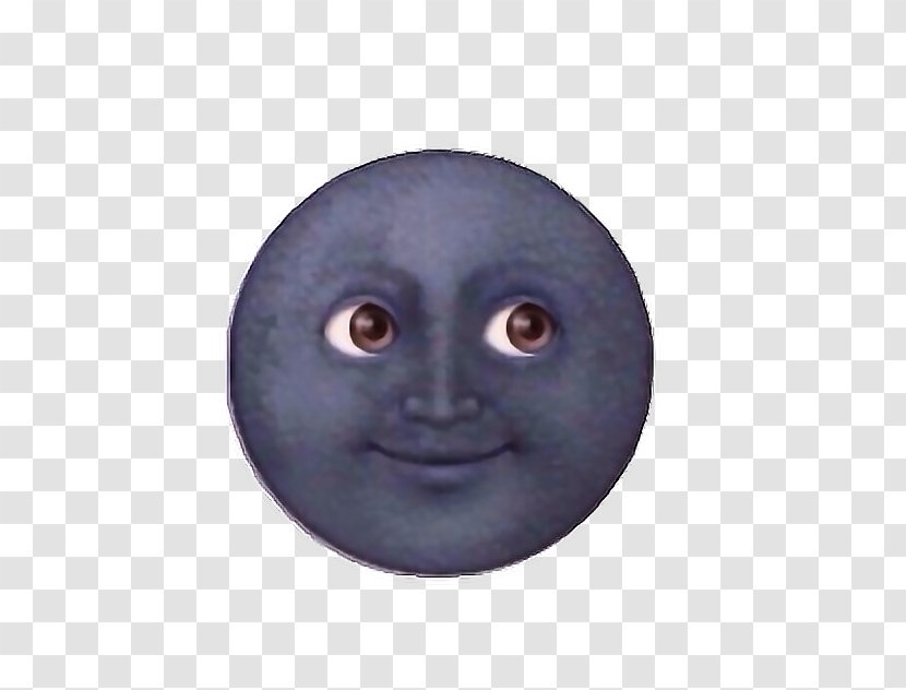 Emoji Black Moon Emoticon - Nose - Scarry Transparent PNG