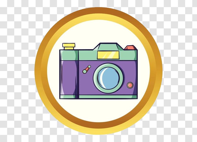 Drawing Royalty-free Photography Illustration - Purple - Camera Simplified Strokes Icon Transparent PNG