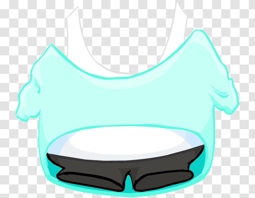 Glasses Background - Seethrough Clothing - Turquoise Transparent PNG