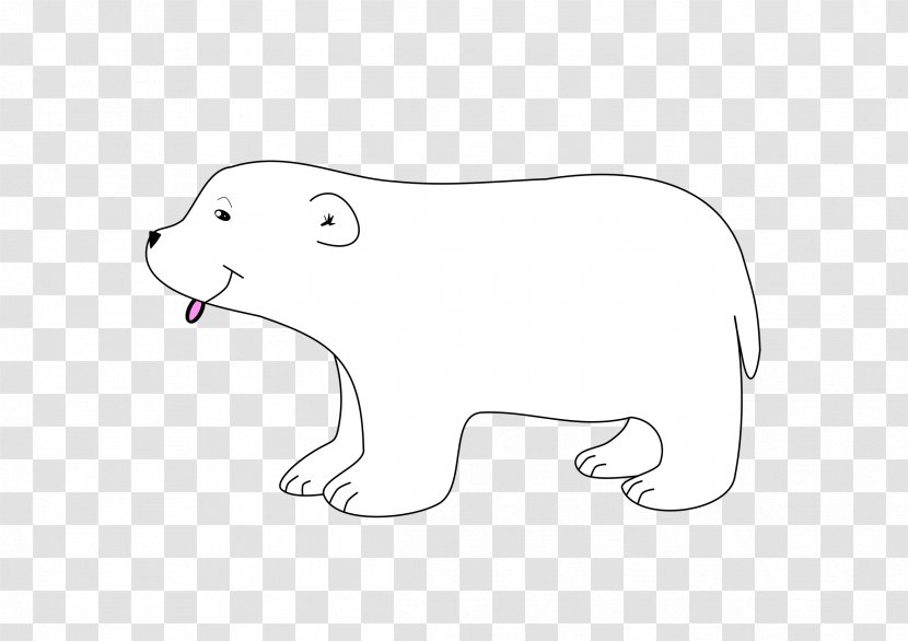 Polar Bear Cat Clip Art - Snout Transparent PNG