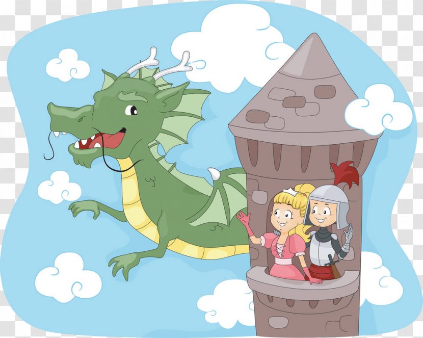 Stock Photography Royalty-free Illustration - Princess - The Prince And In Castle Transparent PNG