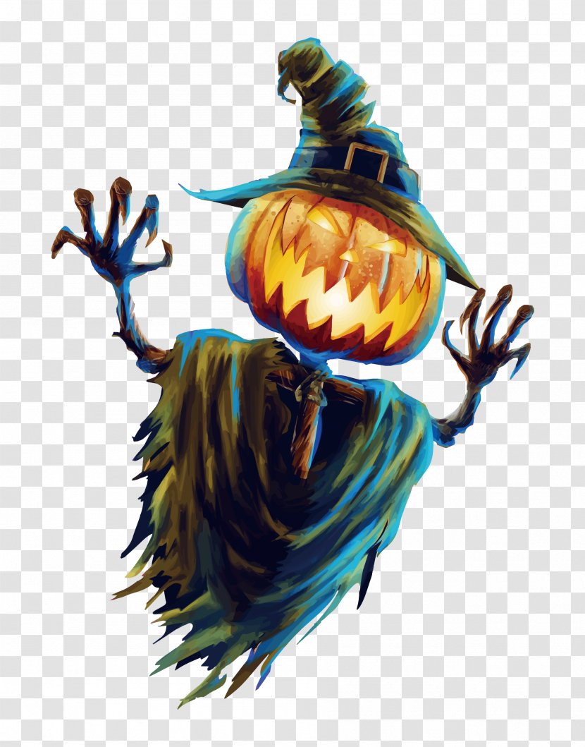 Halloween Scarecrow Jack-o-lantern Festival - Template Transparent PNG
