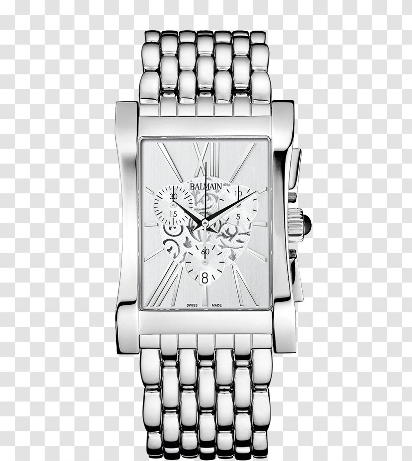 Watch Strap Clock Balmain 24K.yua - Rectangle Transparent PNG