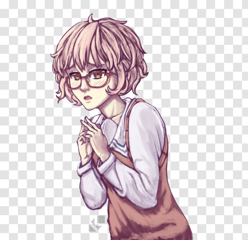 Thumb Human Behavior Glasses - Flower - Mirai Beyond The Boundary Transparent PNG