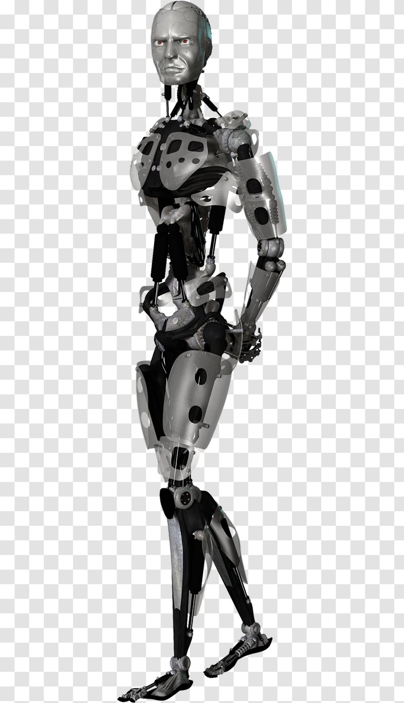 Robot Cyborg Depositphotos - Monochrome Transparent PNG