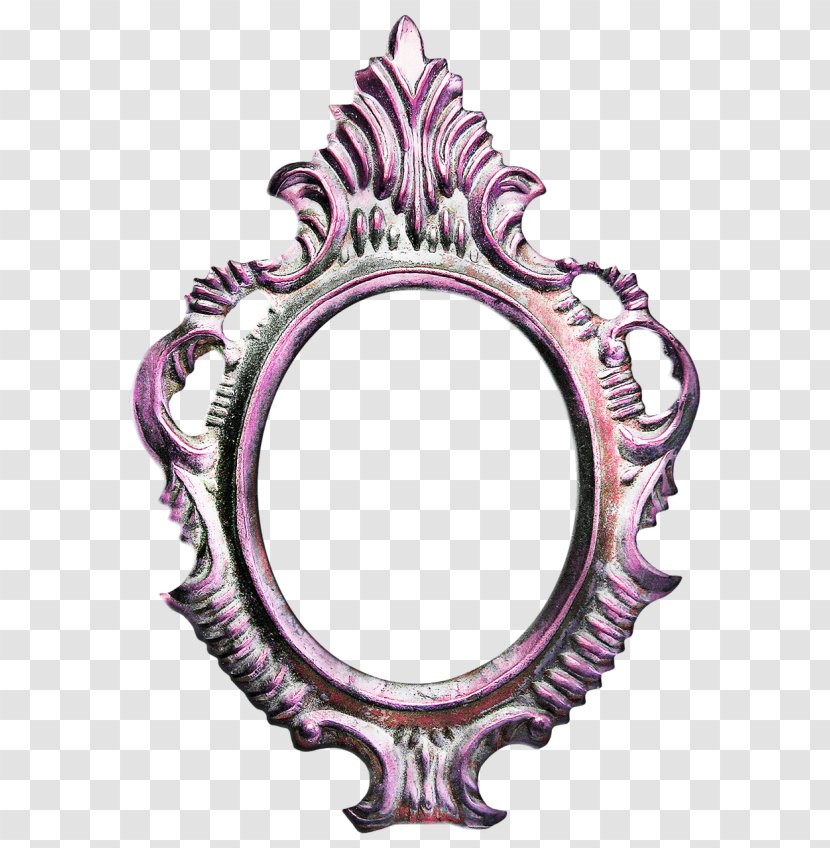 Mirror Picture Frames Clip Art - Purple Transparent PNG