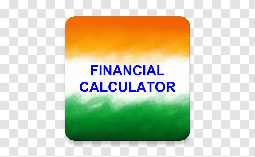 United States Finance India Flag Font - Financial Calculator Transparent PNG