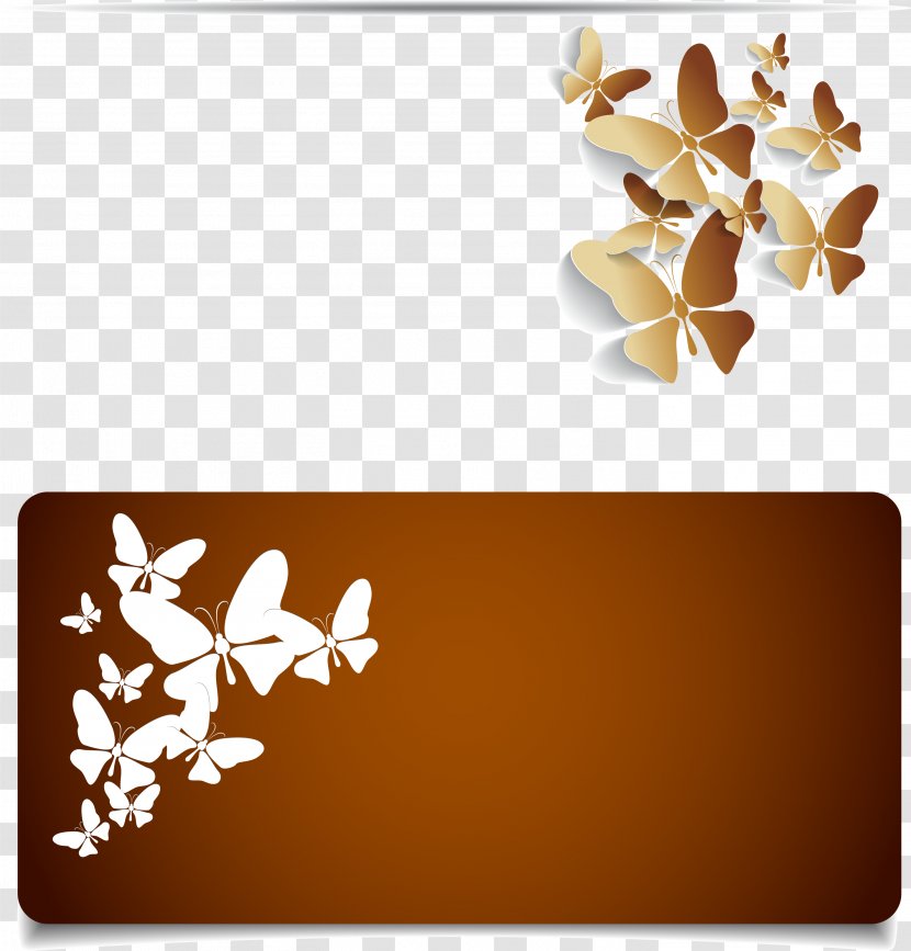 Butterfly Euclidean Vector Royalty-free Clip Art - Zhu Brown Transparent PNG