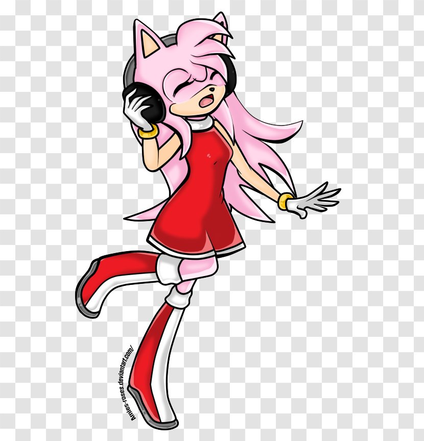 Amy Rose Sonic The Hedgehog Cat Forces Cream Rabbit - Flower Transparent PNG