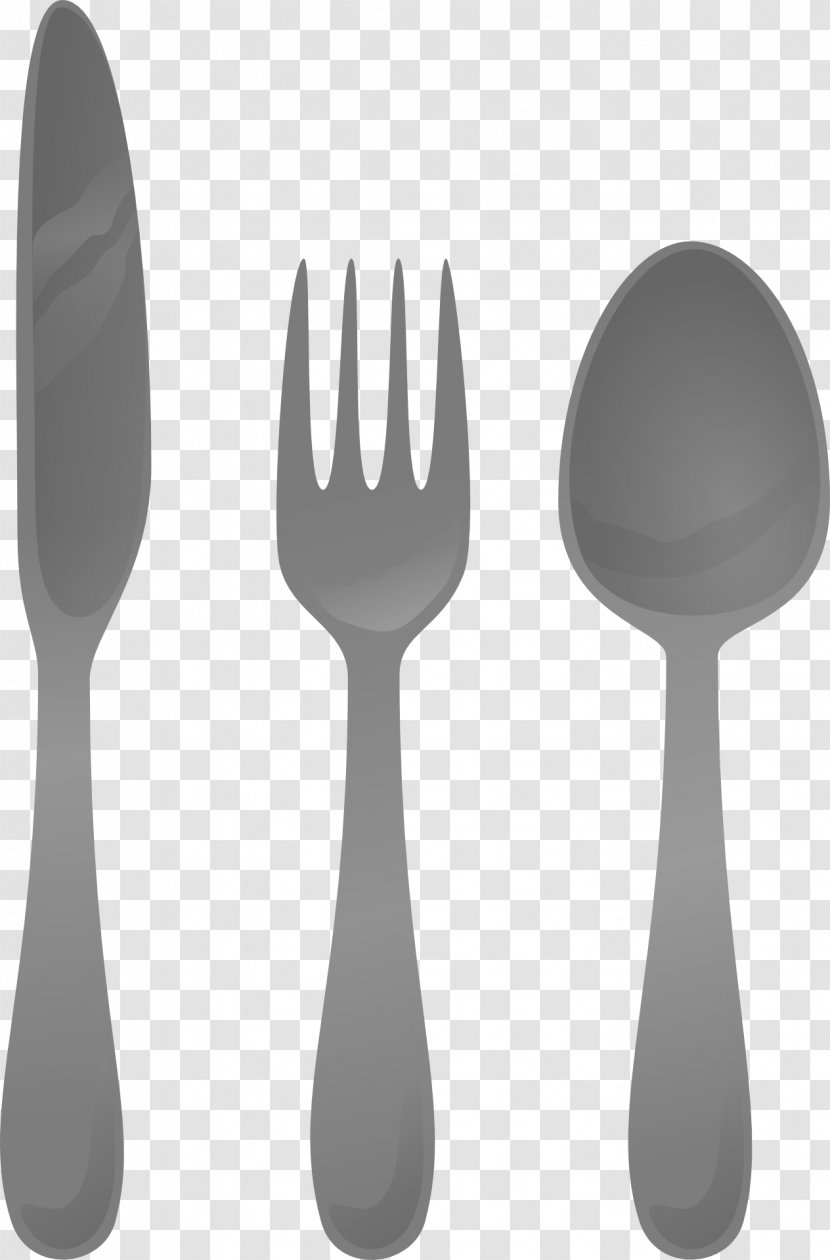 Kitchen Utensil Cutlery Tool Clip Art - Spoon And Fork Transparent PNG