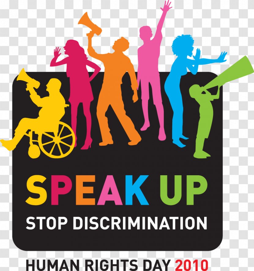Universal Declaration Of Human Rights Day December 10 - Discrimination Transparent PNG