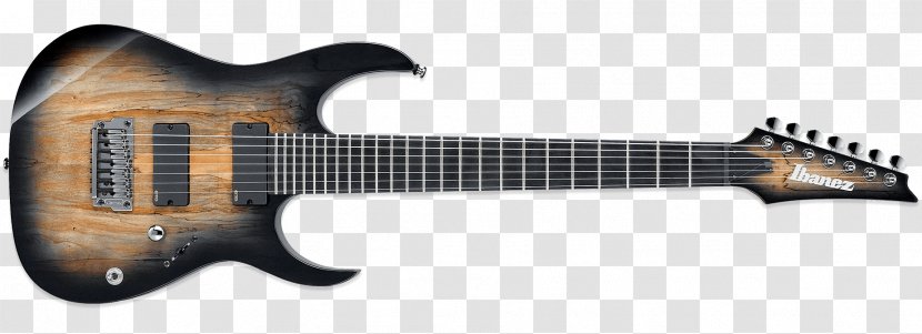 Ibanez RG Seven-string Guitar Electric - Fingerboard Transparent PNG