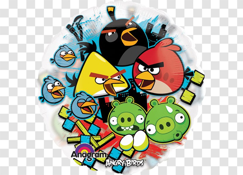 Toy Balloon Party Bird Birthday - Angry Birds Go! Transparent PNG