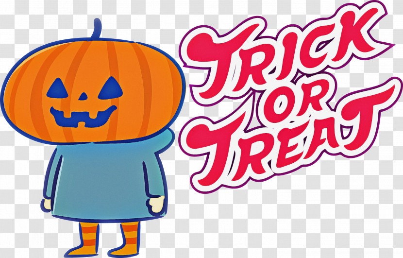 TRICK OR TREAT Happy Halloween Transparent PNG