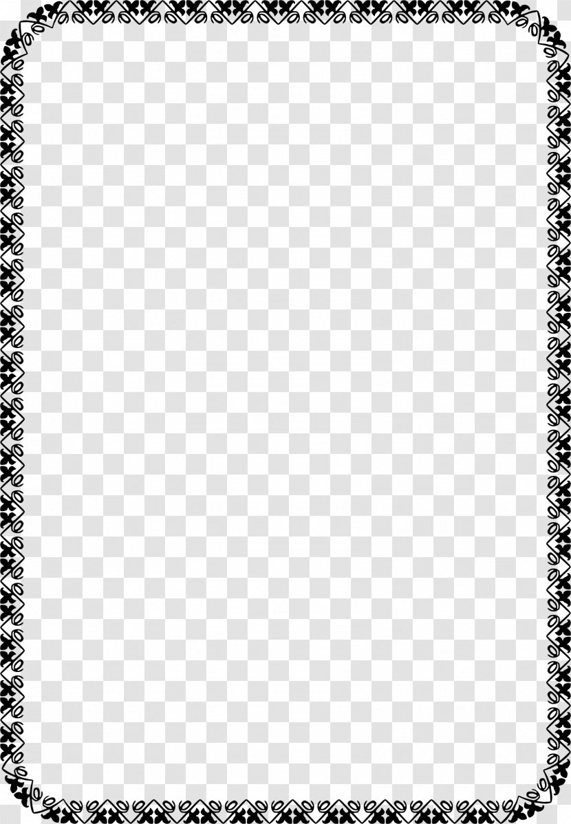 Standard Paper Size Clip Art - Black And White - A4 Transparent PNG