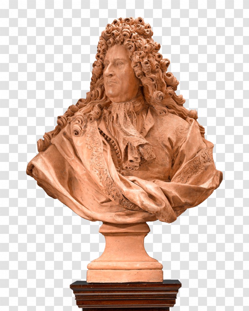 Villacerf Bust Sculpture Terracotta Rue Edouard Colbert - Carving Transparent PNG