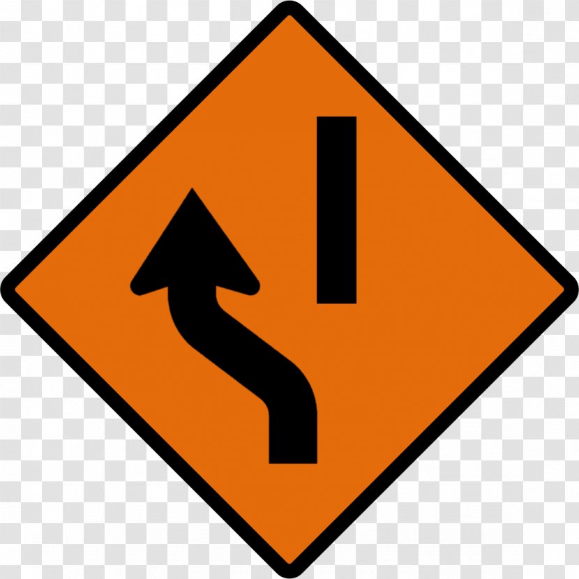 Traffic Sign Roadworks Warning - Side Road Transparent PNG