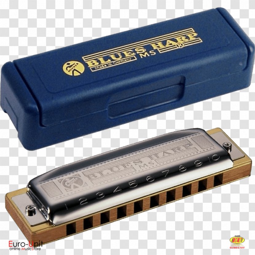 Richter-tuned Harmonica Hohner Tremolo Key - Silhouette Transparent PNG
