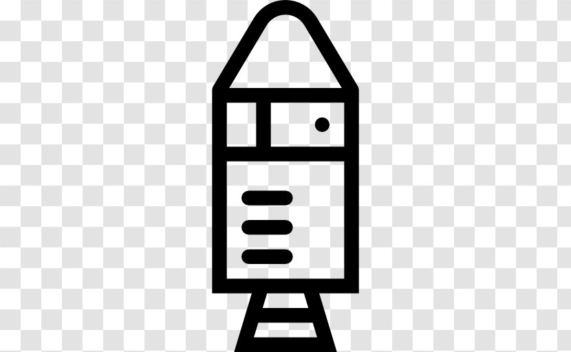Space Ship - List Of Invaders Video Games - Black And White Transparent PNG