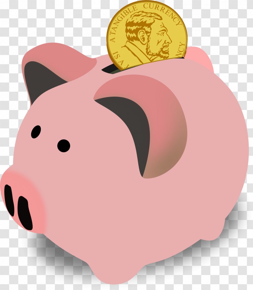 Piggy Bank Clip Art - Money - SAVE Transparent PNG