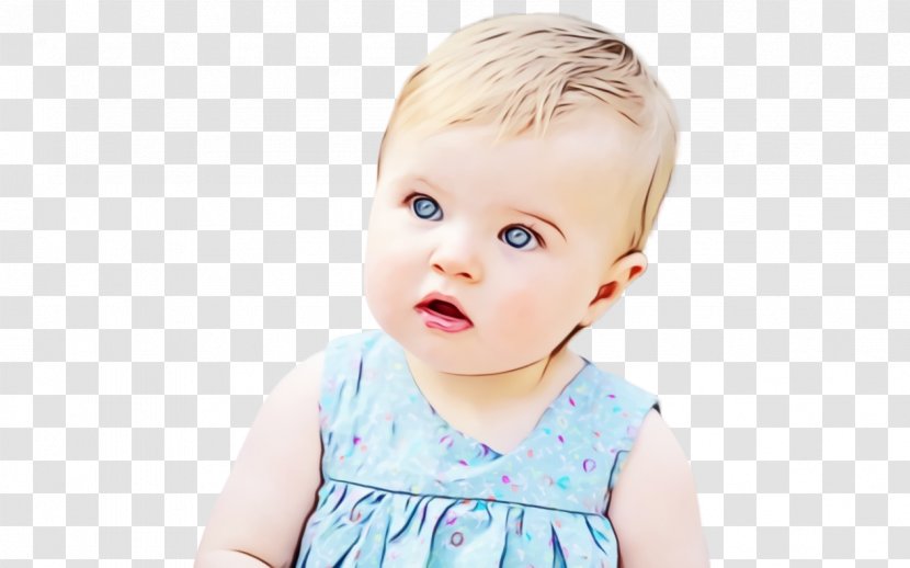 Infant Cuteness Desktop Wallpaper Child Girl - Hairstyle - Portrait Photography Transparent PNG