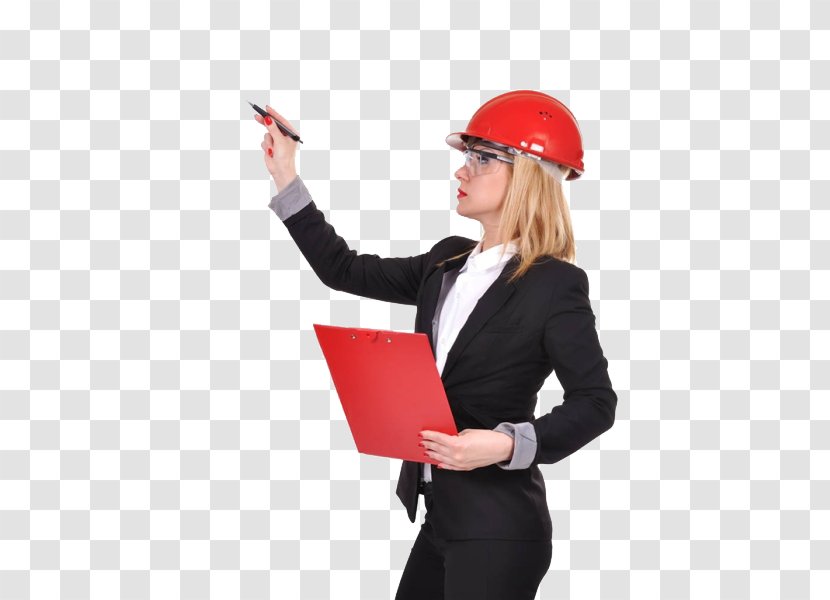 Paper Civil Engineering Woman Architectural - Headgear Transparent PNG