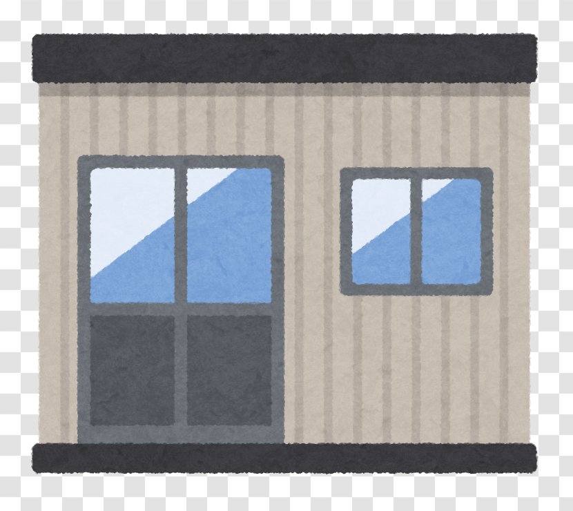 Prefabricated Building Warehouse Architectural Engineering いらすとや - Window Transparent PNG