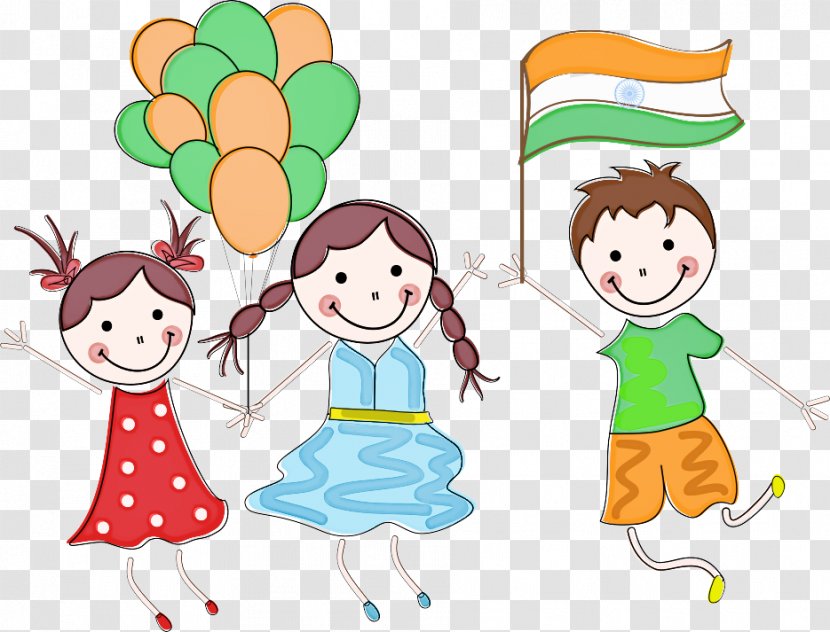 Cartoon Clip Art Playing With Kids Sharing Happy - Child - Fun Transparent PNG