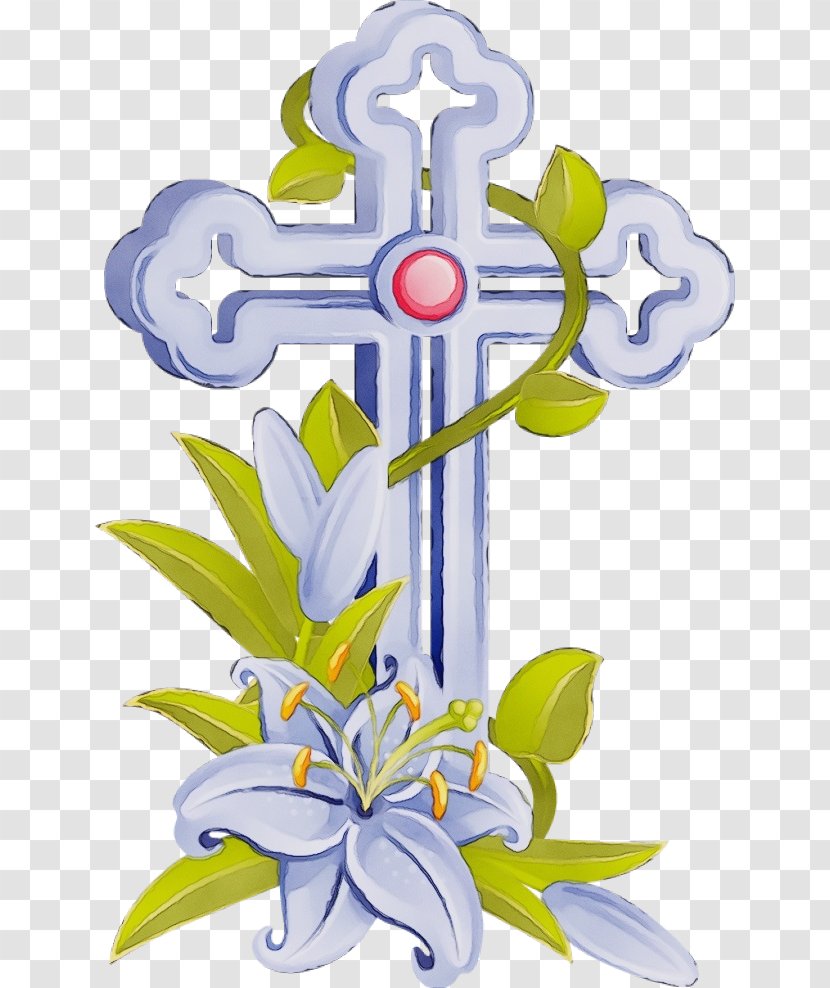 Cross Symbol Flower Plant Religious Item - Wildflower Transparent PNG
