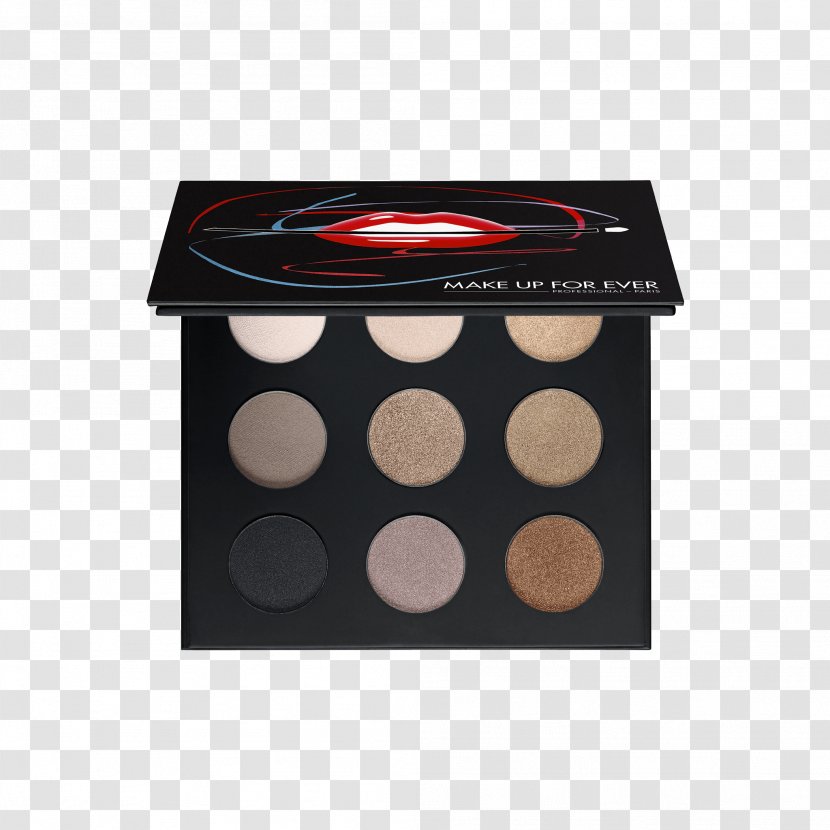 Eye Shadow Cosmetics Palette Make Up For Ever Color - Makeup Transparent PNG