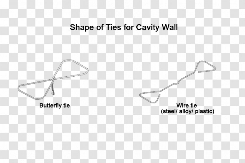 Necktie Cavity Wall Wire - Logo - Tie Transparent PNG