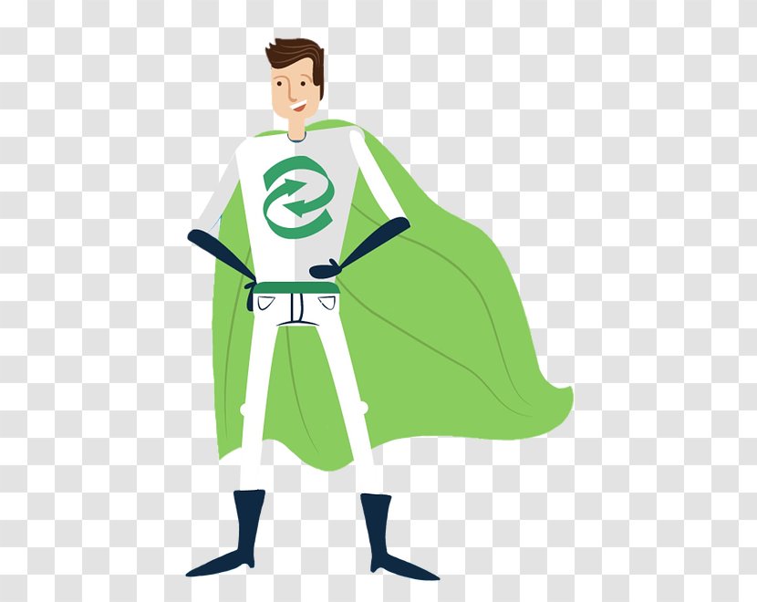 Superhero Cartoon - Costume - Outerwear Design Transparent PNG