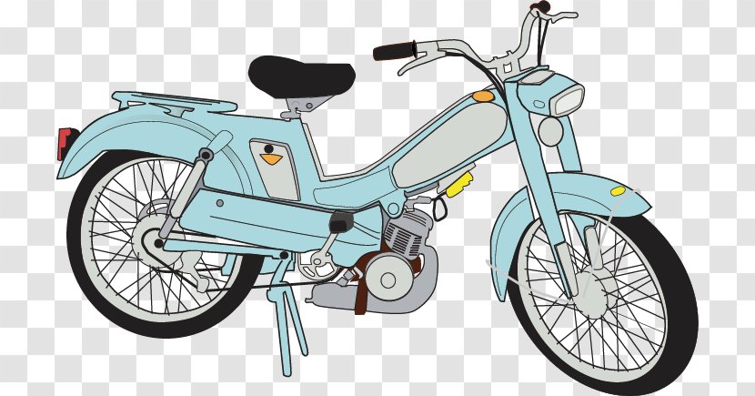 Scooter Car Moped Motorcycle - Spoke - Vector Electric Bicycle Transparent PNG