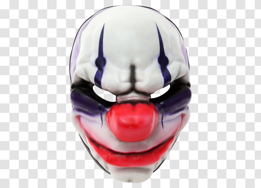 Mask Payday 2 Costume Party Halloween Transparent PNG