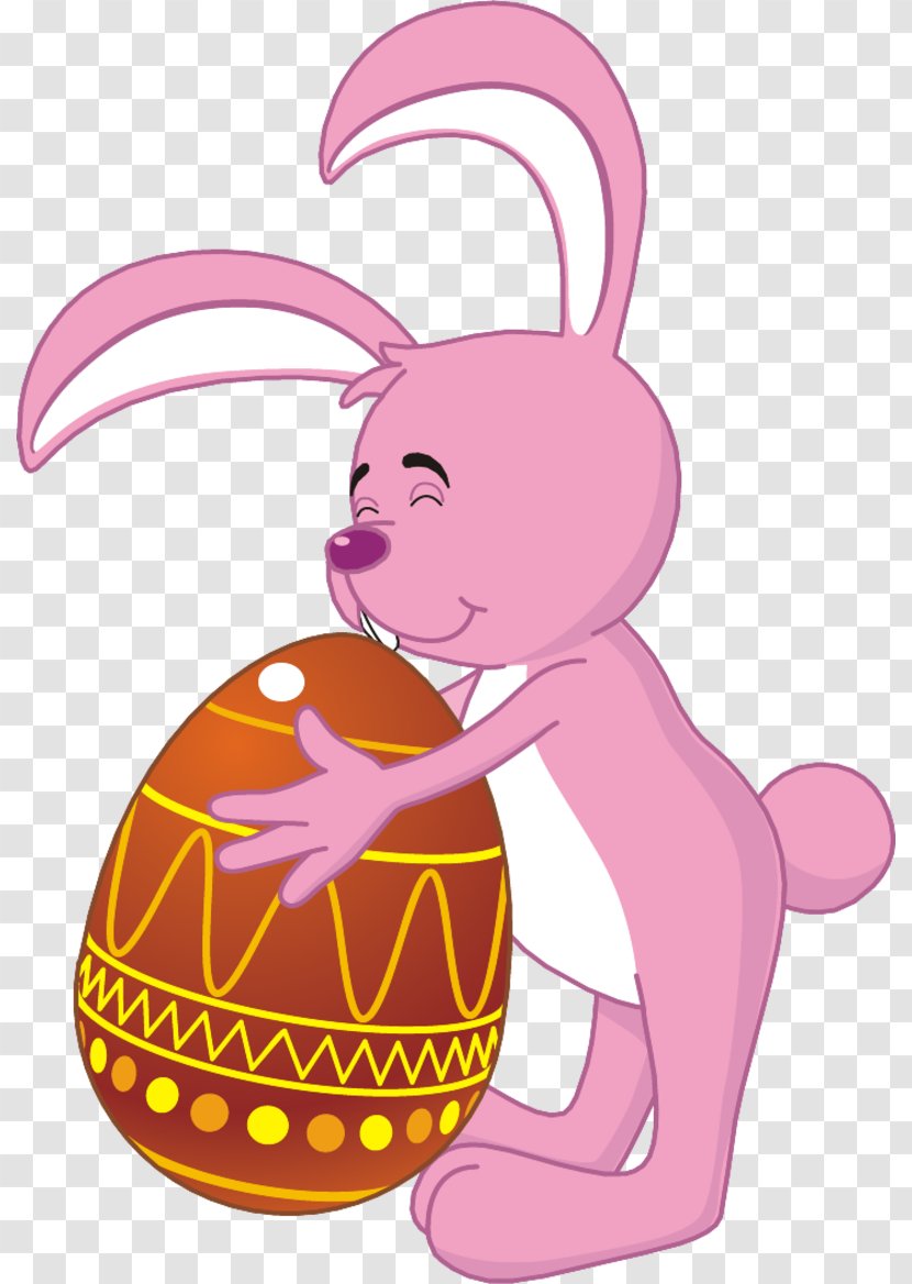 Easter Bunny Egg Clip Art - Smile Transparent PNG