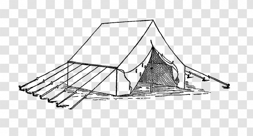 Tent Poles & Stakes Camping Digital Stamp Clip Art - Wall - Vintage Transparent PNG