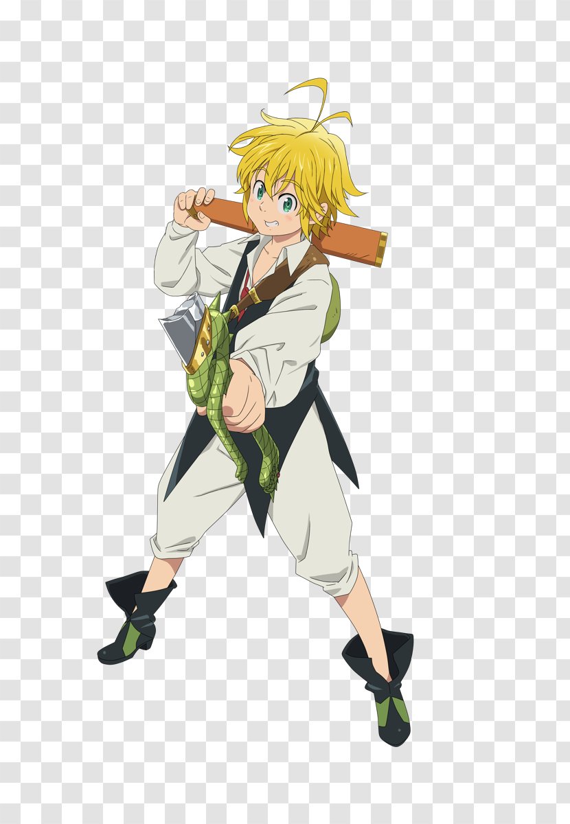 Meliodas The Seven Deadly Sins Cosplay - Silhouette Transparent PNG