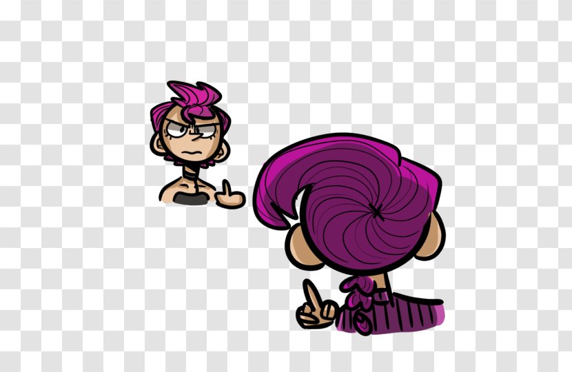 Character Fiction Clip Art - Purple - She Was Always Different Transparent PNG