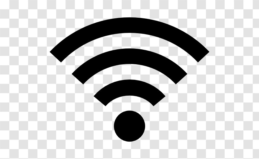 Wi-Fi Hotspot Logo - Black And White - Symbol Transparent PNG