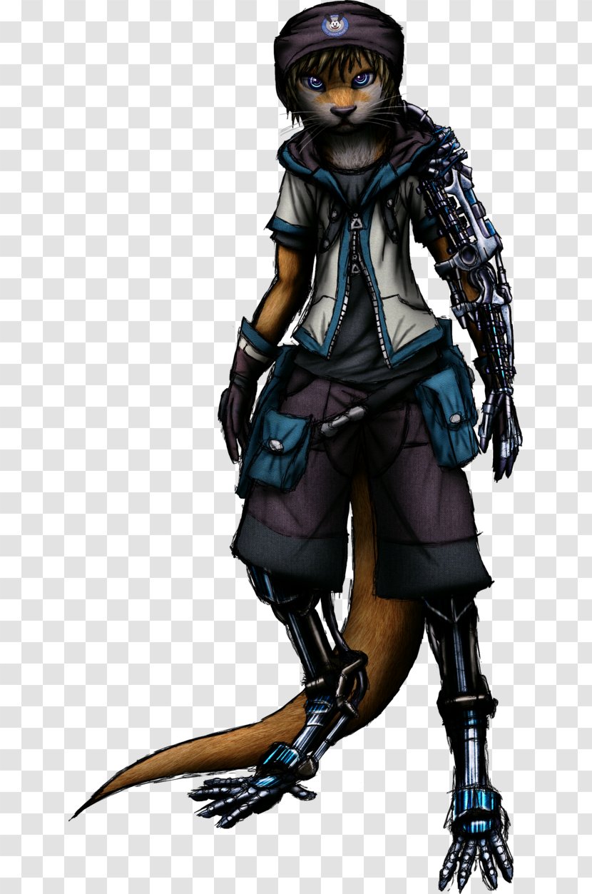 Artist Otter Furry Fandom Cyberpunk - Armour Transparent PNG